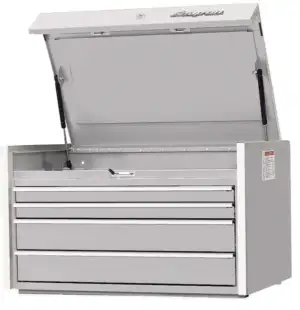 36" Four-Drawer Single Bank Masters Series Top Chest (Arctic Silver)