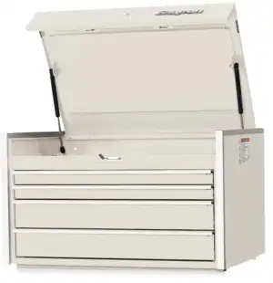 36" Four-Drawer Single Bank Masters Series Top Chest (White)