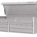 54" Eight-Drawer Double-Bank Masters Series Top Chest (Arctic Silver)