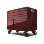 54" 10-Drawer Double-Bank Masters Series Bed Liner Top Roll Cab (Storm Gray w/Black Trim)