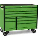 54" 10-Drawer Double-Bank Masters Series Roll Cab (Extreme Green with Black Trim and Blackout Details)