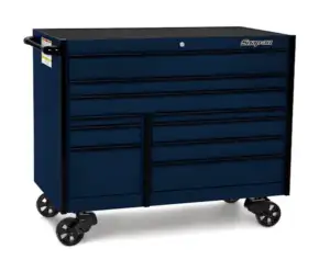54" 10-Drawer Double-Bank Masters Series Roll Cab (Midnight Blue with Blackout Details)