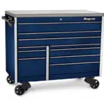 54" 10-Drawer Double-Bank Masters Series Bed Liner Top Roll Cab (Combat Green w/Black Trim)
