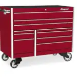 54" 10-Drawer Double-Bank Masters Series Roll Cab (Candy Apple Red)
