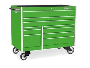 54" 10-Drawer Double-Bank Masters Series Roll Cab (Extreme Green)