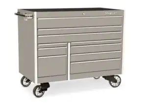 54" 10-Drawer Double-Bank Masters Series Roll Cab (Arctic Silver)