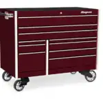 54" 10-Drawer Double-Bank Masters Series Roll Cab (Deep Cranberry)