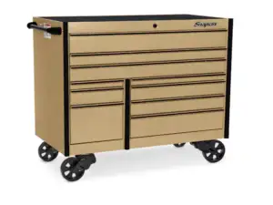 54" 10-Drawer Double-Bank Masters Series Roll Cab (Combat Tan w/Black Trim)