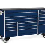 72" 18-Drawer Triple-Bank Masters Series Bed Liner Top Roll Cab (Royal Blue)