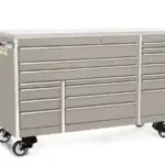 72" 18-Drawer Triple-Bank Masters Series Roll Cab (Storm Gray w/Black Trim)