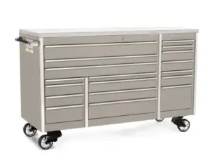 72" 18-Drawer Triple-Bank Masters Series Roll Cab (Storm Gray w/Black Trim)