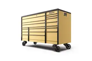 72" 18-Drawer Triple-Bank Masters Series Bed Liner Top Roll Cab (Combat Tan w/Black Trim)