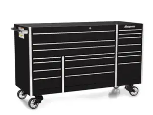 72" 18-Drawer Triple-Bank Masters Series Roll Cab (Gloss Black)