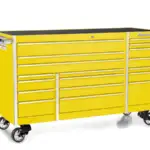 72" 18-Drawer Triple-Bank Masters Series Roll Cab (Ultra Yellow)
