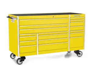72" 18-Drawer Triple-Bank Masters Series Roll Cab (Ultra Yellow)