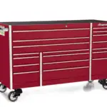 72" 18-Drawer Triple-Bank Masters Series Roll Cab (Candy Apple Red)
