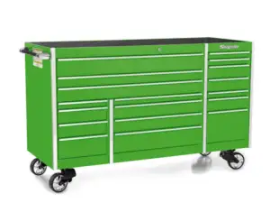 72" 18-Drawer Triple-Bank Masters Series Roll Cab (Extreme Green)