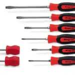 8 pc Instinct® Soft Grip Combination Screwdriver Set (Red)