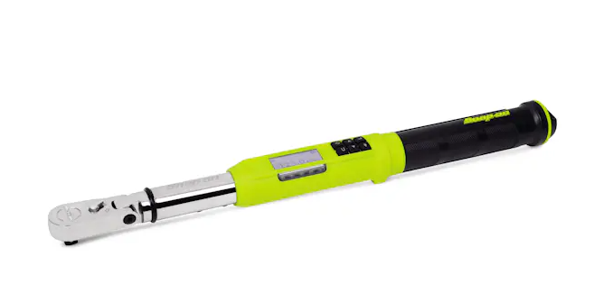 3/8" Drive Flex-Head TechAngle® Torque Wrench (5-125 ft-lb) (Hi-Viz)