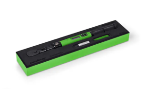 1/4" Drive Flex-Head TechAngle® Micro Torque Wrench with PRO-FI™ Organization (15–300 in-lb) (Green)