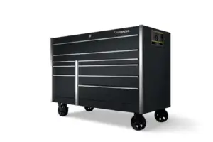 54" Nine-Drawer Double-Bank Masters Series Roll Cab (Gloss Black)