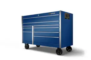 54" Nine-Drawer Double-Bank Masters Series Roll Cab (Royal Blue)