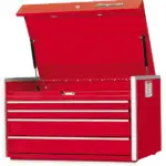 36" Four-Drawer Single Bank Masters Series Top Chest (Red)