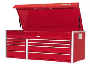 54" Eight-Drawer Double-Bank Masters Series Top Chest (Red)