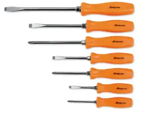 7 pc Combination Screwdriver Set (Orange)