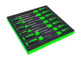 13 pc TORX® Instinct® Soft Grip Combination Screwdriver Set with PRO-FI™ Organization (Green)