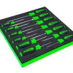 13 pc TORX® Instinct® Soft Grip Combination Screwdriver Set with PRO-FI™ Organization (Green)