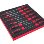 13 pc TORX® Instinct® Soft Grip Combination Screwdriver Set with PRO-FI™ Organization (Red)
