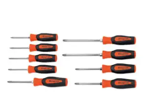 9 pc TORX® Instinct® Soft Grip Screwdriver Set (T8-T45) (Orange)