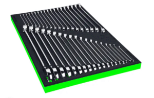 38 pc 12-Point Flank Drive® Plus Combination Wrench Master Set with PRO-FI™ Organization (Green)