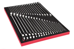 38 pc 12-Point Flank Drive® Plus Combination Wrench Master Set with PRO-FI™ Organization (Red)