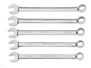 5 pc 12-Point Metric Flank Drive® Plus Combination Wrench Set (20–24 mm)