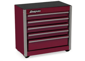 Five-Drawer Micro Roll Cab (Deep Cranberry)