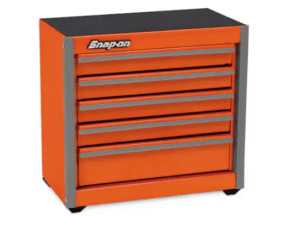 Five-Drawer Micro Roll Cab (Electric Orange)