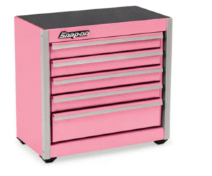 Five-Drawer Micro Roll Cab (Pink)