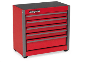 Five-Drawer Micro Roll Cab (Red)