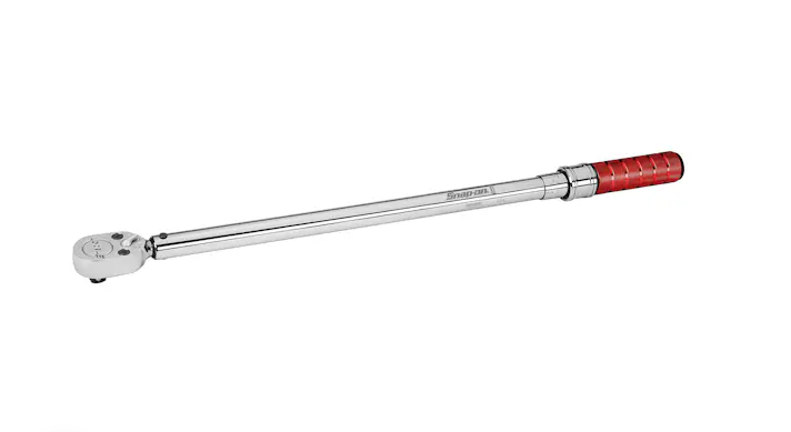1/2" Drive Adjustable Click-Type Micro Torque Wrench (50-250 ft-lb) (Red)