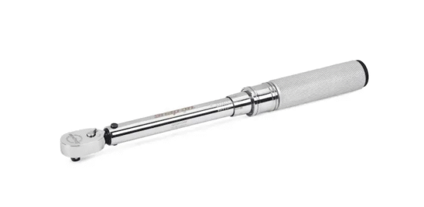 CDI 3/8 Inch Drive Adjustable Click Torque Wrench, Range 5-75 Ft Lbs / 10.2-98.3 Nm (752MFRMH