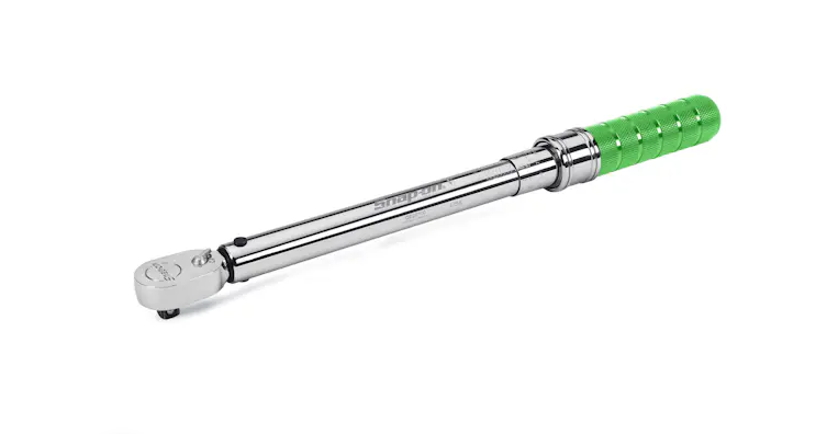 3/8" Drive Adjustable Click-Type Micro Torque Wrench (20-100 ft-lb) (Green)