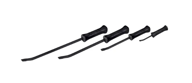 4 pc Striking Prybar Set (black)
